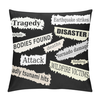 Personality  Disasters Pillow Covers