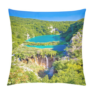 Personality  Beautiful Falling Lakes Of Plitvice National Park Pillow Covers