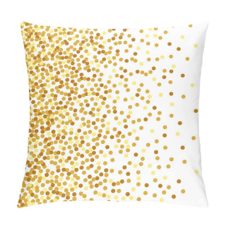 Personality  Abstract Golden Confetti Background Pillow Covers