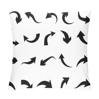 Personality  Set Of Arrow Icons. Pillow Covers