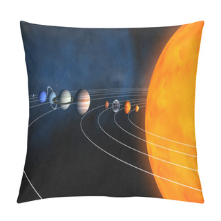 Personality  Complete Solar System Pillow Covers