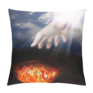 Personality  Heaven And Hell Pillow Covers