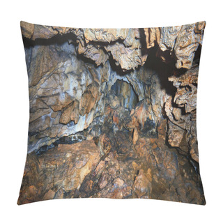 Personality  Old Cave With Beautiful Speleothems Pillow Covers