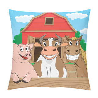 Personality  Farm Animal Pillow Covers