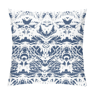 Personality  Vintage Vector Damask Pattern With Abstract Shapes Pillow Covers
