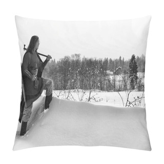 Personality  Defender The Young Warrior In Armor Pillow Covers