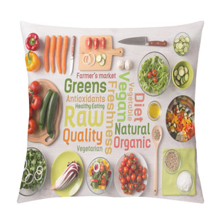 Personality  Healthy Eating And Food Preparation At Home Pillow Covers
