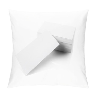 Personality  Stack Of Blank Business Cards Pillow Covers