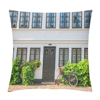 Personality  Colored Traditional Houses In Old Town Of Odense, Denmark Pillow Covers