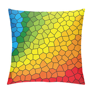 Personality  Stained Glass Rainbow Pillow Covers