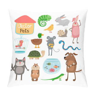 Personality Vector Pets Pillow Covers