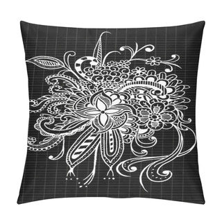 Personality Hand Drawing Doodle Pattern Pillow Covers