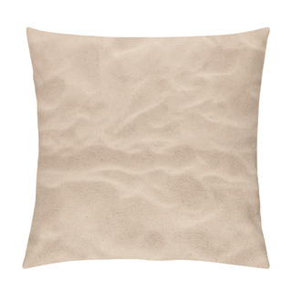 Personality  Sand Beach With Waves Pillow Covers