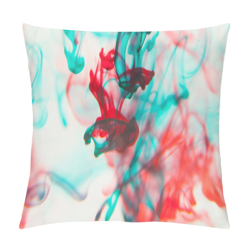 Personality  Red And Green Liquid In Water Pillow Covers