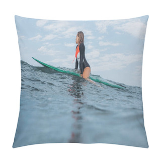 Personality  Female Surfer Pillow Covers