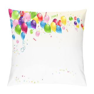 Personality  Festive Balloons Background Pillow Covers