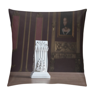 Personality  White Stucco Moulding Pillow Covers