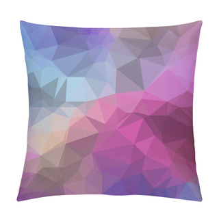 Personality  Multicolored Triangulation, Background Texture Abrupt Texture For Banner Printing Pillow Covers