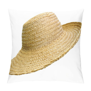 Personality  Handmade Straw Hat Pillow Covers