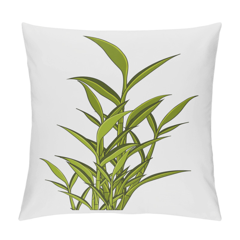 Personality  Growing Green Leaves Plant pillow covers