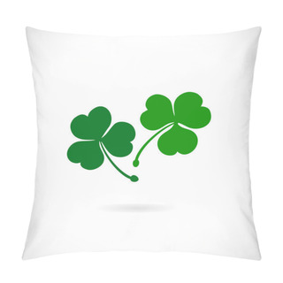 Personality  Banner With Clover, Trefoil. Pillow Covers