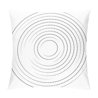 Personality  Concentric Circles Spiral Element Pillow Covers