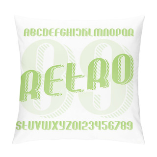 Personality  Vintage Alphabet Letters And Numbers Pillow Covers