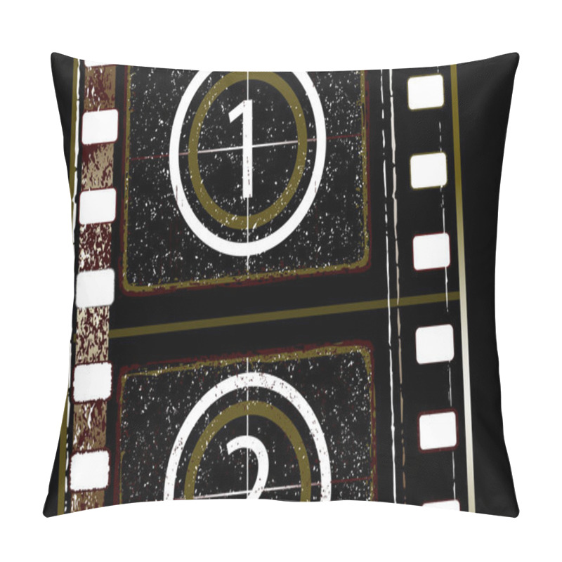 Personality  Textured film strip pillow covers