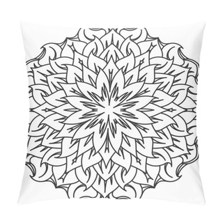 Personality  Abstract Round Lace Design Pillow Covers