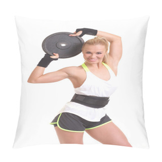 Personality  Girl With Weights Of The Rod Pillow Covers