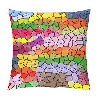 Personality  Color Mosaic Pillow Covers