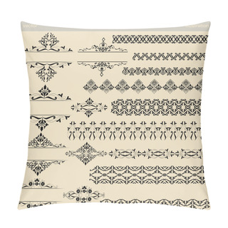 Personality  Vintage Design Element Pillow Covers