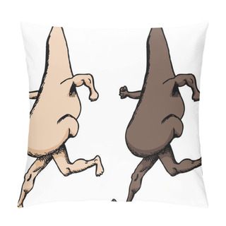 Personality  Runny Nose Cartoon Pillow Covers