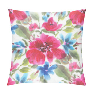 Personality  Seamless Pattern With Embroidered Flowers  Pillow Covers