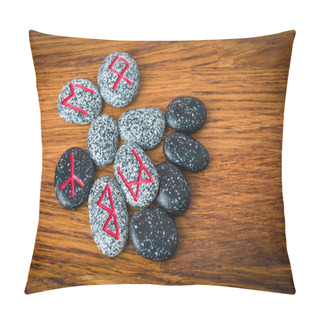 Personality  Nordic Runes  Of Stones Pillow Covers