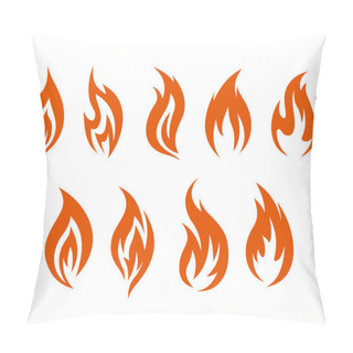 Personality  Fire Symbols Pillow Covers