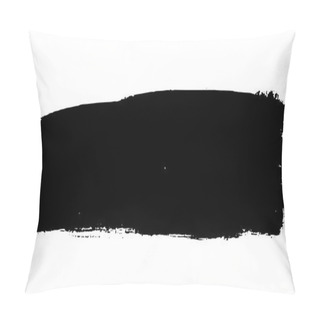Personality  Black Brush Smear Pillow Covers