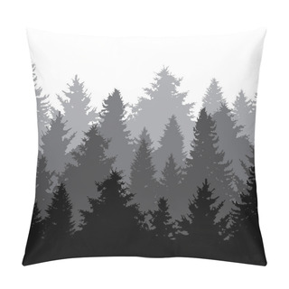 Personality  Fir Trees Seamless Pattern Pillow Covers