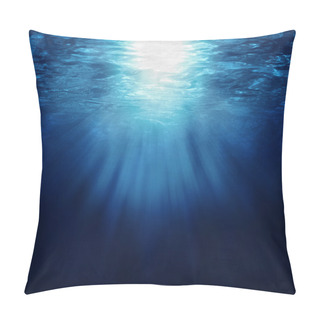 Personality  Looking Up From Under Water Pillow Covers