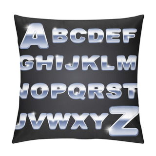 Personality  Vector Alphabet, Vector Illustration Pillow Covers