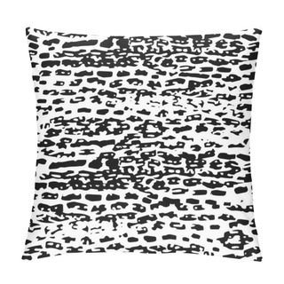 Personality  Black And White Seamless Patterns Of Abstract Graphic Elements Of Dots, Stripes, Spots And Lines. Vector Background In Minimalist Style. Pillow Covers