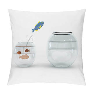 Personality  Fish And Bowls Pillow Covers