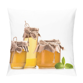 Personality  Fresh Honey In Glass Jars Pillow Covers