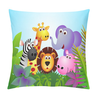 Personality  Cute Animal Cartoon Pillow Covers