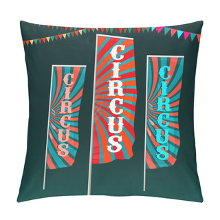 Personality  Circus Flags Image Pillow Covers