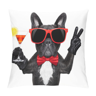 Personality  Cocktail Party Dog Pillow Covers