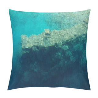 Personality  Fragment Of Ruins Of Underwater Kekova City Pillow Covers