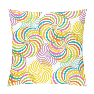 Personality  Carnival Fiesta Whirl Seamless Pattern.  Pillow Covers