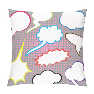 Personality  Dialog Clouds. Pillow Covers