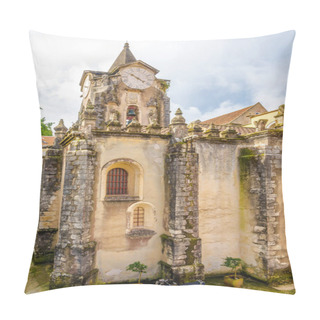 Personality  Church Of Our Lady Populace In Caldas Da Rainha ,Portugal Pillow Covers